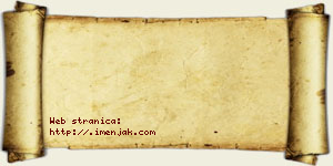 Aca Vojinović vizit kartica